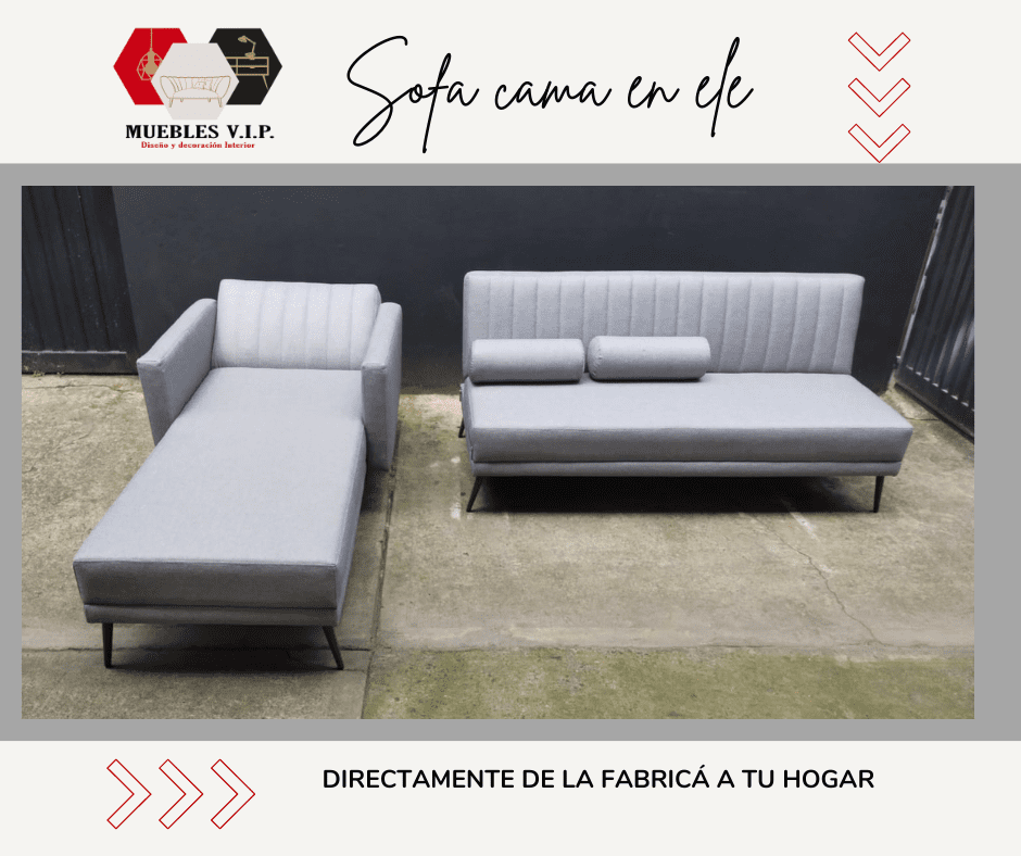 Sofa cama en ele Multifuncional | Muebles VIP Bogotá Colombia