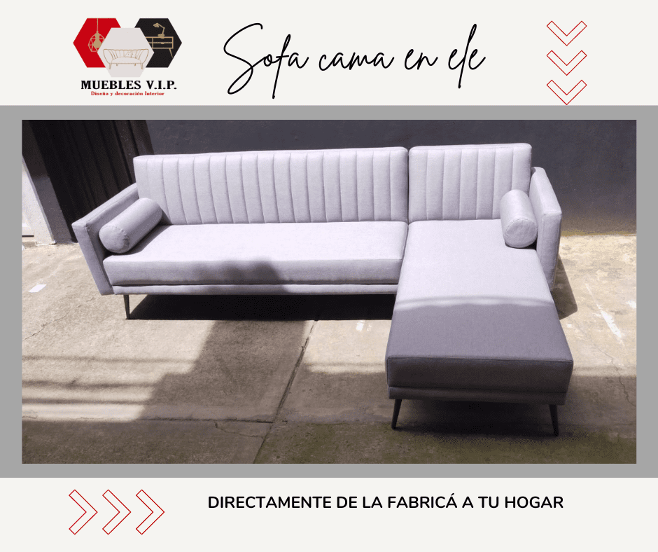Sofa cama en ele Multifuncional | Muebles VIP Bogotá Colombia